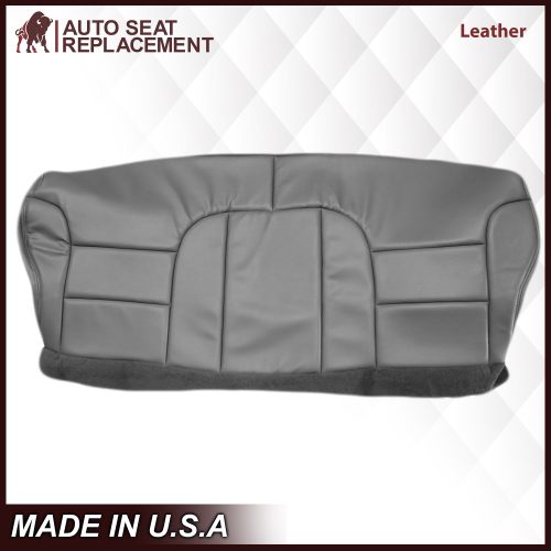 1995-1999 GMC Sierra SLT SLE 2nd Row Bench Seat Cover in Gray: Choose your options- 2000 2001 2002 2003 2004 2005 2006- Leather- Vinyl- Seat Cover Replacement- Auto Seat Replacement