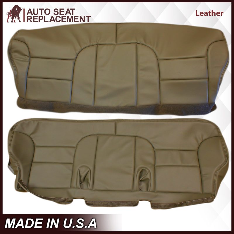 1995-1999 Chevy Tahoe Suburban Silverado 2nd Row Bench Seat Cover in Tan: Choose your options- 2000 2001 2002 2003 2004 2005 2006- Leather- Vinyl- Seat Cover Replacement- Auto Seat Replacement