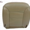 1995-1999 Chevrolet Tahoe Suburban Bottom-Top Seat Cover Neutral Tan- 2000 2001 2002 2003 2004 2005 2006- Leather- Vinyl- Seat Cover Replacement- Auto Seat Replacement