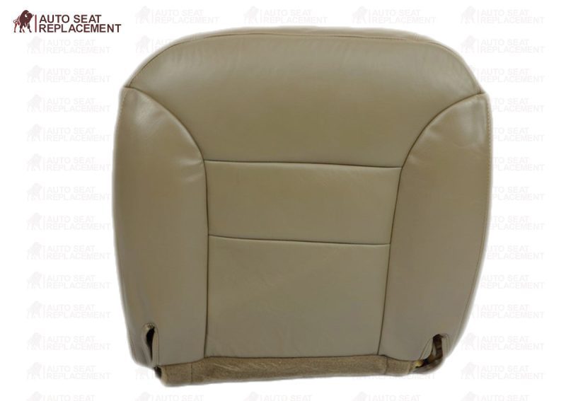 1995-1999 Chevrolet Tahoe Suburban Bottom-Top Seat Cover Neutral Tan- 2000 2001 2002 2003 2004 2005 2006- Leather- Vinyl- Seat Cover Replacement- Auto Seat Replacement