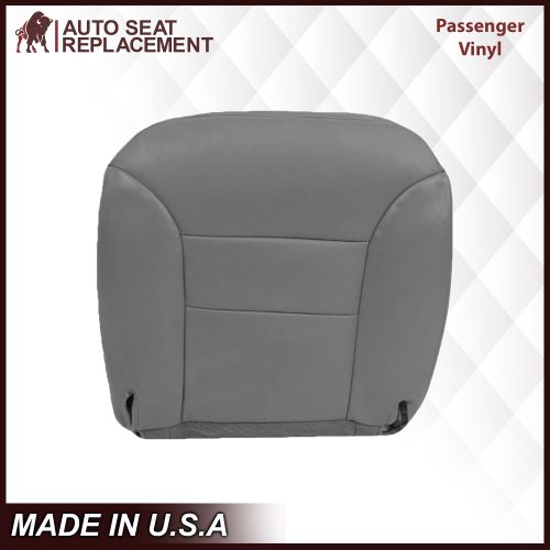 1995-1999 Chevy Tahoe/Suburban/Silverado Seat Cover in Gray (60/40 Bench Bottoms): Choose your options- 2000 2001 2002 2003 2004 2005 2006- Leather- Vinyl- Seat Cover Replacement- Auto Seat Replacement