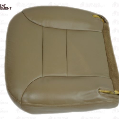 1995 1999 Chevy Silverado Suburban Tahoe Driver Bottom Leather Seat Cover Tan