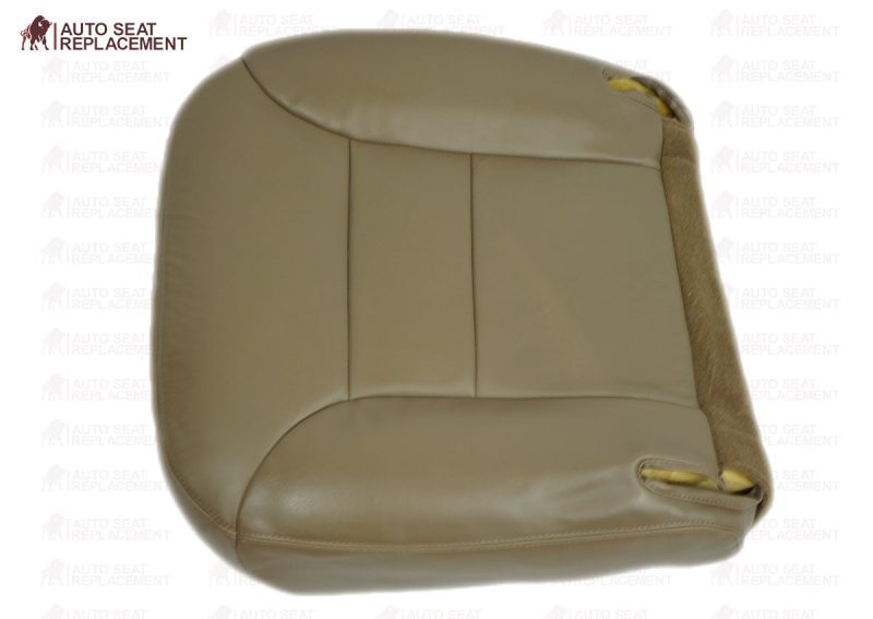 1995 1999 Chevy Silverado Suburban Tahoe Driver Bottom Leather Seat Cover Tan