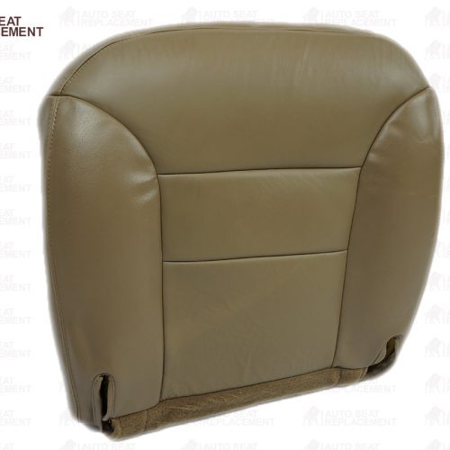 1995 1996 Chevrolet Tahoe Suburban Driver or Passenger Bottom Seat Cover Neutral Tan- 2000 2001 2002 2003 2004 2005 2006- Leather- Vinyl- Seat Cover Replacement- Auto Seat Replacement