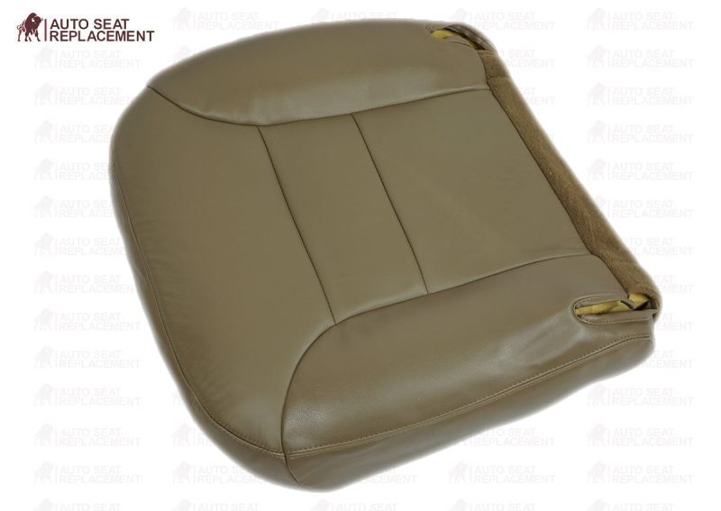 1995 1996 Chevrolet Tahoe Suburban Driver or Passenger Bottom Seat Cover Neutral Tan- 2000 2001 2002 2003 2004 2005 2006- Leather- Vinyl- Seat Cover Replacement- Auto Seat Replacement