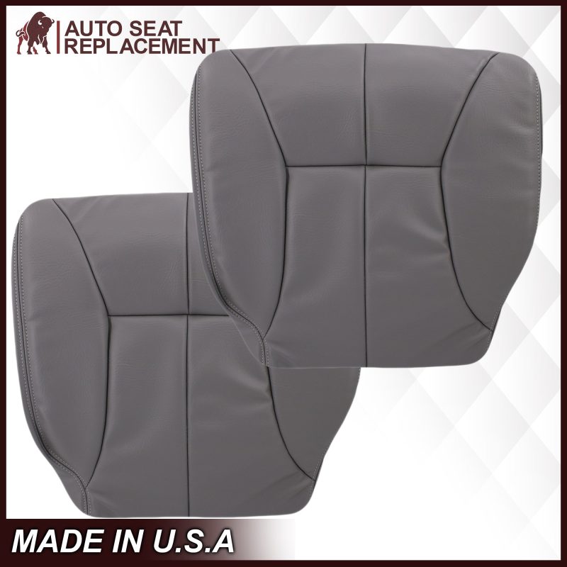 1998-2002 Dodge Ram 1500 2500 3500 Seat Cover in Mist Gray: Choose From Variation- 2000 2001 2002 2003 2004 2005 2006- Leather- Vinyl- Seat Cover Replacement- Auto Seat Replacement