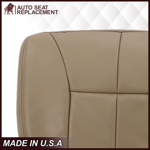 1998 1999 2000 2001 2002 Dodge Ram driver bottom seat cover in tan vinyl synthetic leather 1