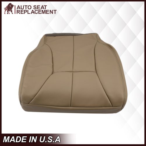 1998 1999 2000 2001 2002 Dodge Ram driver bottom seat cover in tan vinyl synthetic leather 5