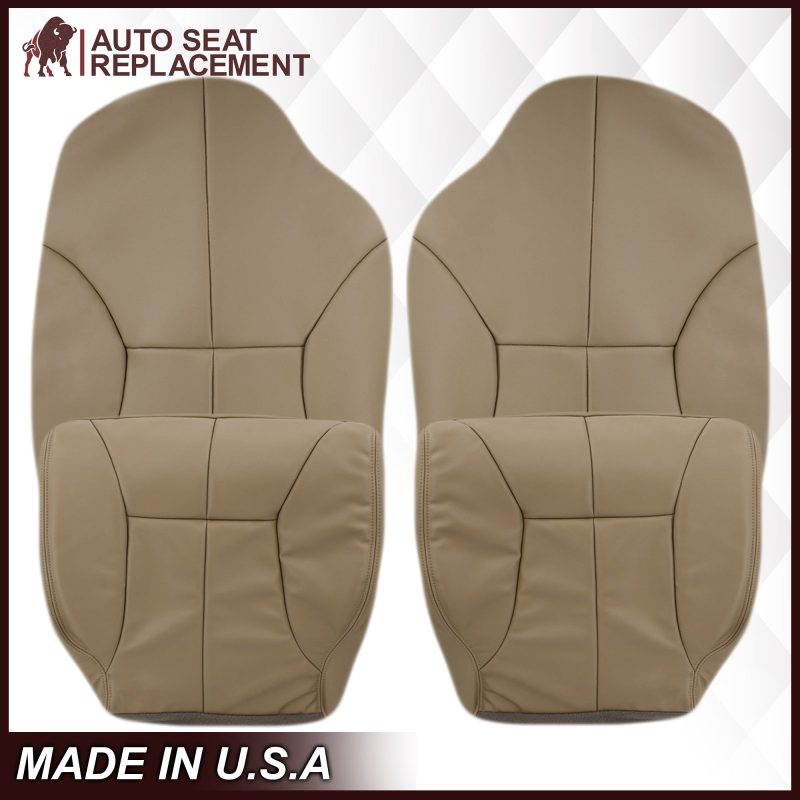 1998 1999 2000 2001 2002 Dodge Ram passenger top seat cover in tan vinyl synthetic leather11 1400x 58eaa877 7cba 456c bd93 6ffbc444de08