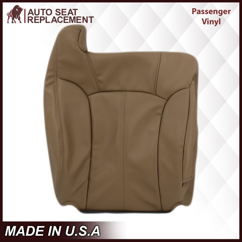 1999-2002 GMC Sierra SLT Seat Cover in Medium Dark Oak Tan (trim code 672 or 67i)- 2000 2001 2002 2003 2004 2005 2006- Leather- Vinyl- Seat Cover Replacement- Auto Seat Replacement