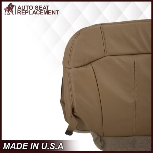 1999 2000 2001 2002 Chevy Tahoe Suburban Driver Leather Seatcover Dark MediumOak Autoseatreplacement13