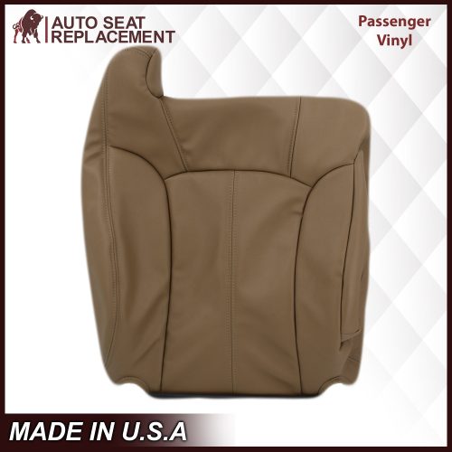 1999-2002 Chevy Silverado Seat Cover in Medium Dark Oak Tan (trim code 672 or 67i)- 2000 2001 2002 2003 2004 2005 2006- Leather- Vinyl- Seat Cover Replacement- Auto Seat Replacement