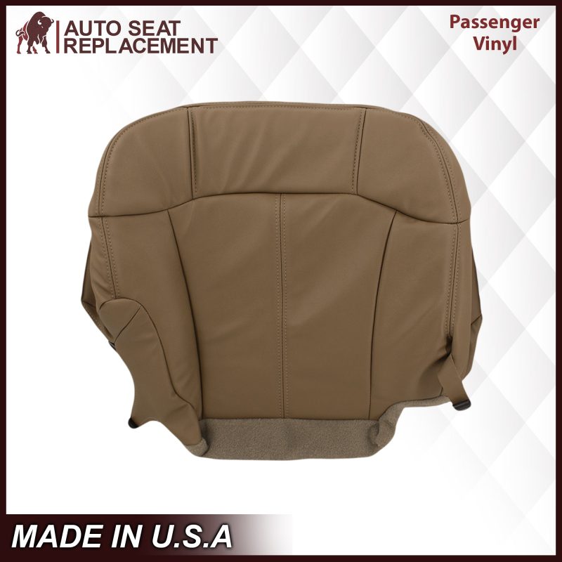 1999-2002 GMC Sierra SLT Seat Cover in Medium Dark Oak Tan (trim code 672 or 67i)- 2000 2001 2002 2003 2004 2005 2006- Leather- Vinyl- Seat Cover Replacement- Auto Seat Replacement