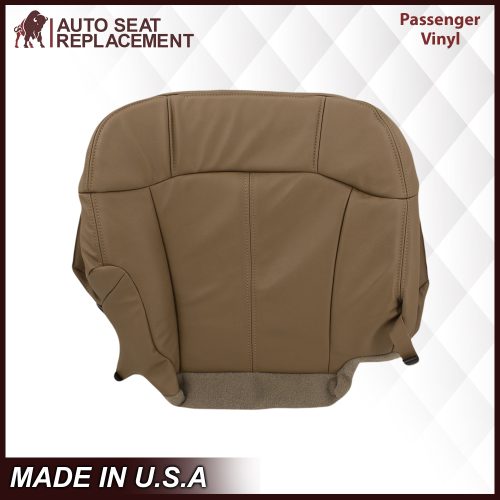 1999-2002 Chevy Silverado Seat Cover in Medium Dark Oak Tan (trim code 672 or 67i)- 2000 2001 2002 2003 2004 2005 2006- Leather- Vinyl- Seat Cover Replacement- Auto Seat Replacement