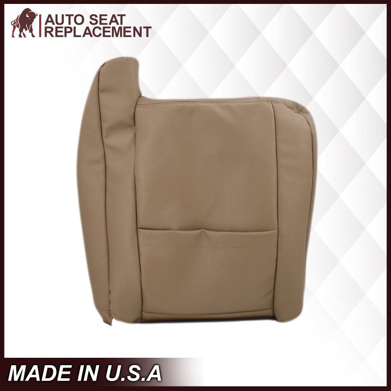 1999 2000 2001 2002 Chevy Tahoe Suburban Driver Leather Seatcover Dark MediumOak Autoseatreplacement8