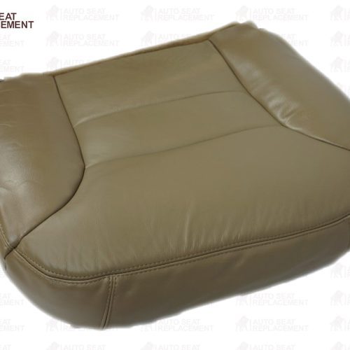 1995 1996 Chevrolet Tahoe Suburban Driver or Passenger Bottom Seat Cover Neutral Tan- 2000 2001 2002 2003 2004 2005 2006- Leather- Vinyl- Seat Cover Replacement- Auto Seat Replacement