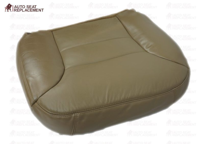 1995 1996 Chevrolet Tahoe Suburban Driver or Passenger Bottom Seat Cover Neutral Tan- 2000 2001 2002 2003 2004 2005 2006- Leather- Vinyl- Seat Cover Replacement- Auto Seat Replacement