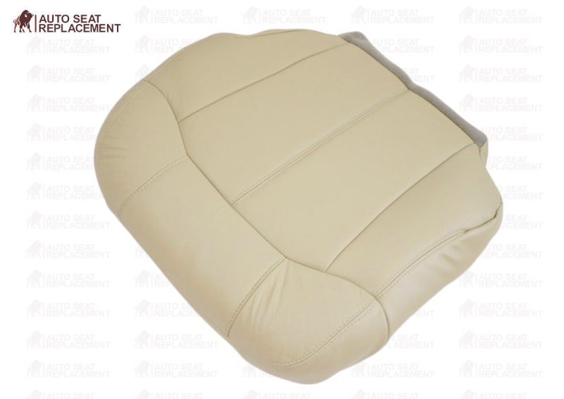 1999 2002 Chevy tahoe suburban Driver Bottom Leather Seat Cover Shale Light Neutral Tan 2 1400x 16dff7d1 775a 42ab ba6e 3eea28d3ae24