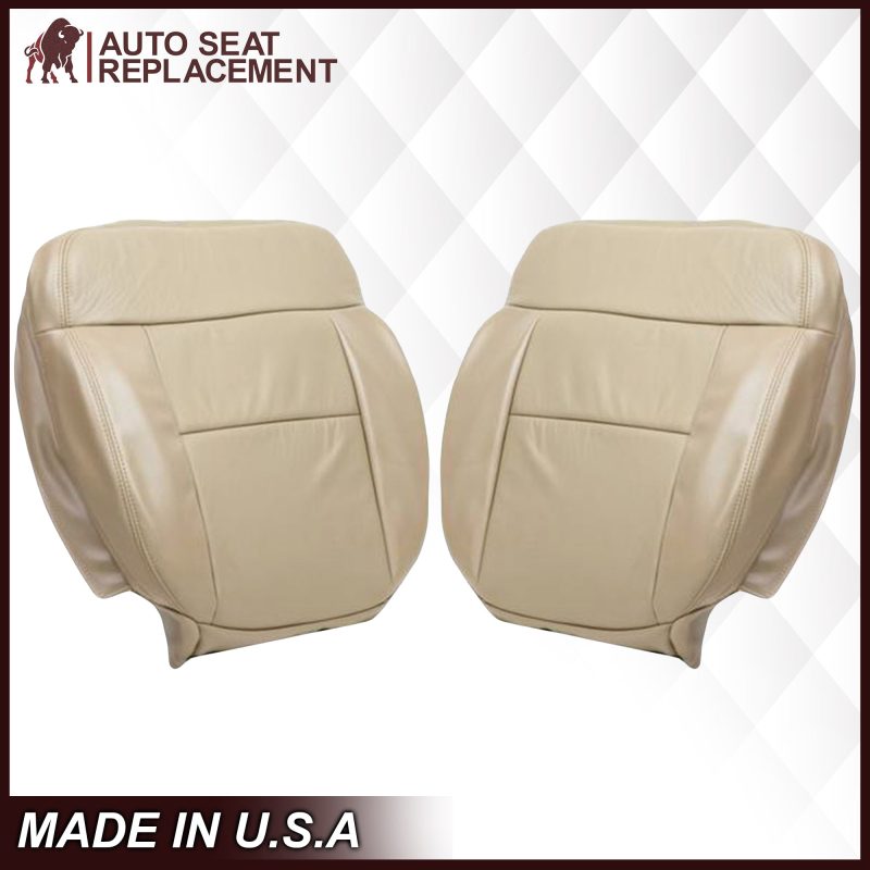 2005-2008 Ford F-150 Seat Cover in Tan: Choose Leather or Vinyl- 2000 2001 2002 2003 2004 2005 2006- Leather- Vinyl- Seat Cover Replacement- Auto Seat Replacement