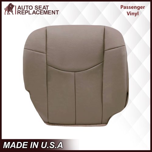 2002 Chevy Avalanche Seat Cover in Medium Neutral Tan: Choose From Variations- 2000 2001 2002 2003 2004 2005 2006- Leather- Vinyl- Seat Cover Replacement- Auto Seat Replacement