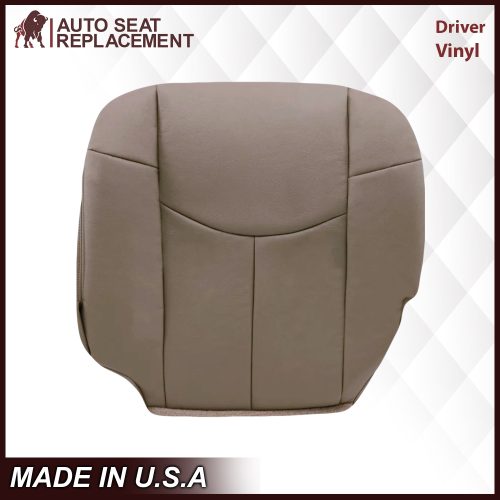 2002 Chevy Avalanche Seat Cover in Medium Neutral Tan: Choose From Variations- 2000 2001 2002 2003 2004 2005 2006- Leather- Vinyl- Seat Cover Replacement- Auto Seat Replacement