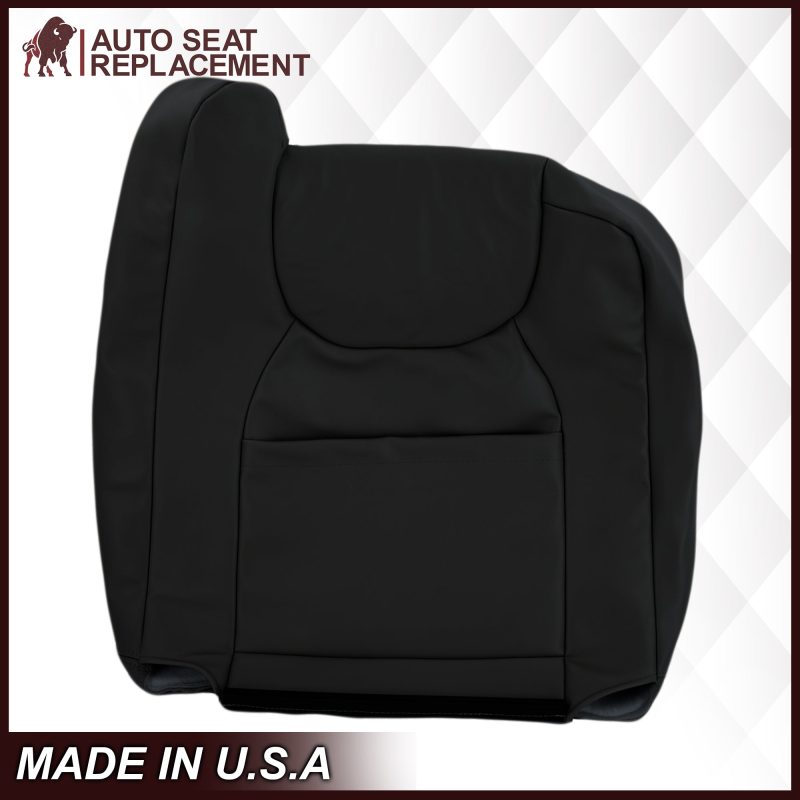 2000 2001 2002 Chevy Avalanche Driver Bottom Backrest Leather Seatcover AutoSeatReplacement36