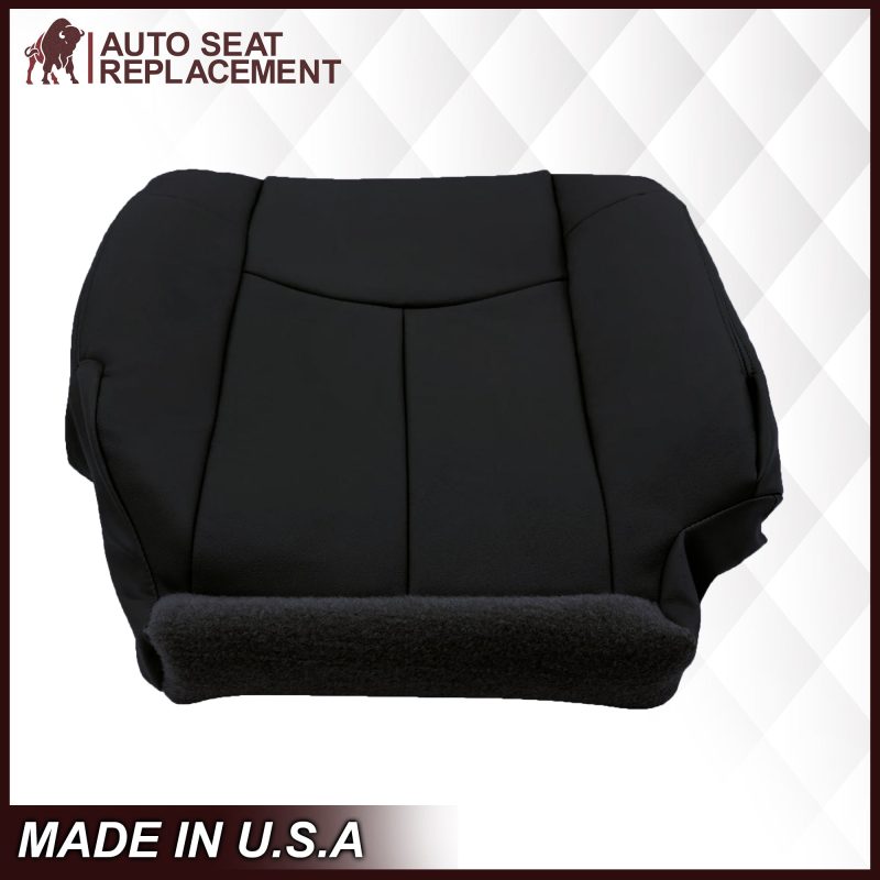 2000 2001 2002 Chevy Avalanche Driver Bottom Backrest Leather Seatcover AutoSeatReplacement56