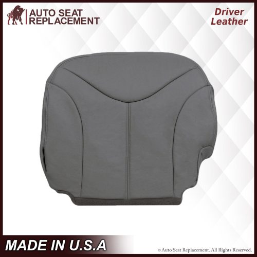 2000-2002 GMC Yukon XL Seat Cover in Pewter Gray: Choose From Variation- 2000 2001 2002 2003 2004 2005 2006- Leather- Vinyl- Seat Cover Replacement- Auto Seat Replacement