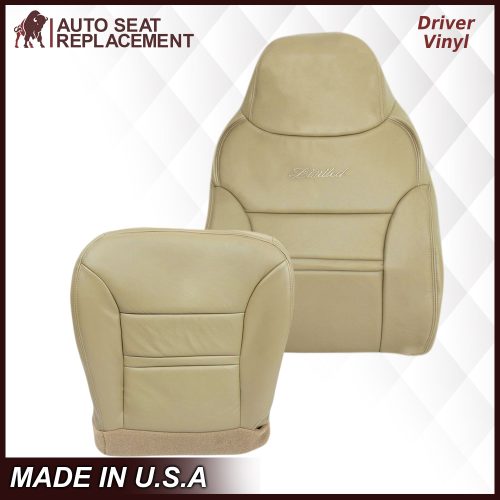 2000-2001 Ford Excursion Seat Cover in Tan: Choose From Variation- 2000 2001 2002 2003 2004 2005 2006- Leather- Vinyl- Seat Cover Replacement- Auto Seat Replacement