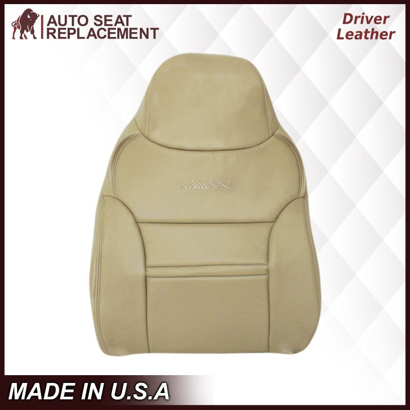 2000-2001 Ford Excursion Seat Cover in Tan: Choose From Variation- 2000 2001 2002 2003 2004 2005 2006- Leather- Vinyl- Seat Cover Replacement- Auto Seat Replacement