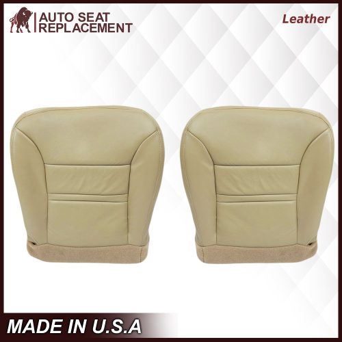 2000-2001 Ford Excursion Seat Cover in Tan: Choose From Variation- 2000 2001 2002 2003 2004 2005 2006- Leather- Vinyl- Seat Cover Replacement- Auto Seat Replacement