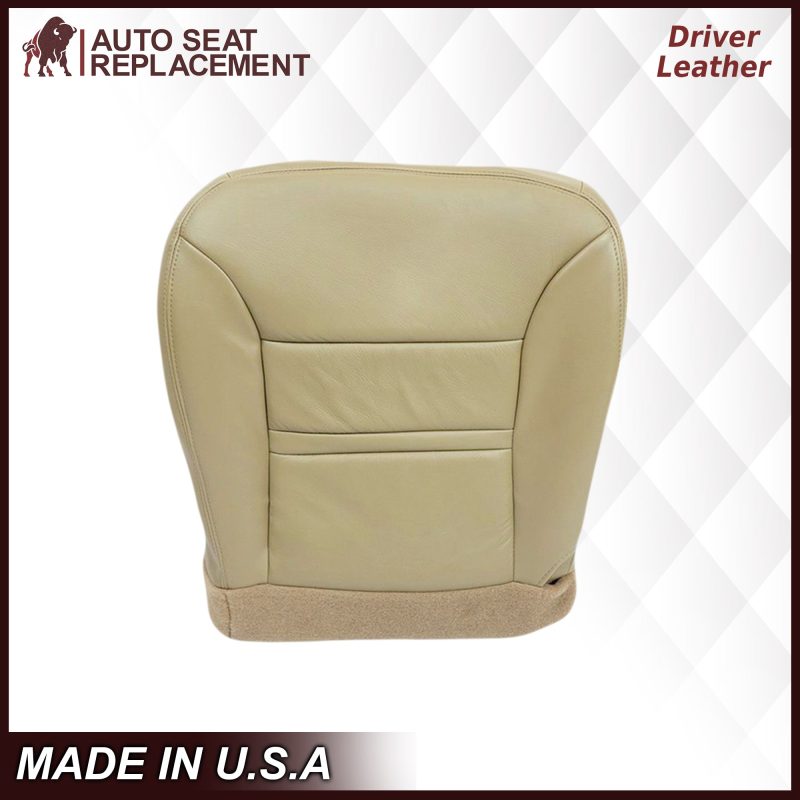 2000-2001 Ford Excursion Seat Cover in Tan: Choose From Variation- 2000 2001 2002 2003 2004 2005 2006- Leather- Vinyl- Seat Cover Replacement- Auto Seat Replacement