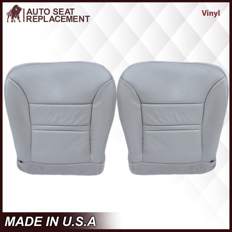 2000-2001 Ford Excursion Seat Cover in Gray: Choose From Variation- 2000 2001 2002 2003 2004 2005 2006- Leather- Vinyl- Seat Cover Replacement- Auto Seat Replacement