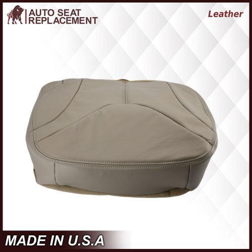 2000 2002 GMC Yukon 2nd Row Bottom Leather Seat Cover Tan10