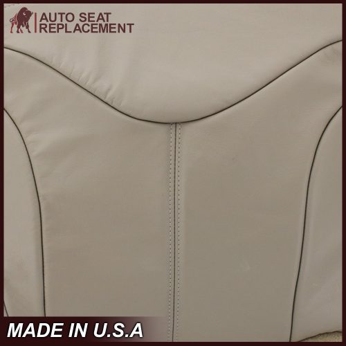 2000 2002 GMC Yukon 2nd Row Bottom Leather Seat Cover Tan11