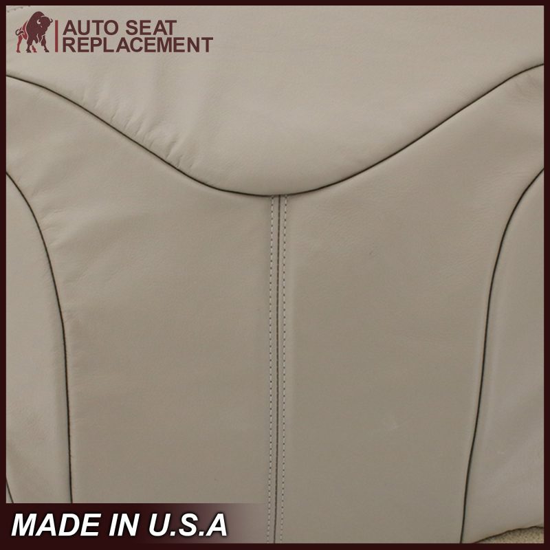 2000 2002 GMC Yukon 2nd Row Bottom Leather Seat Cover Tan11