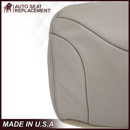 2000 2002 GMC Yukon 2nd Row Bottom Leather Seat Cover Tan12