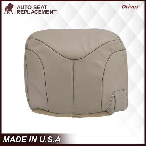 2000 2002 GMC Yukon 2nd Row Bottom Leather Seat Cover Tan14