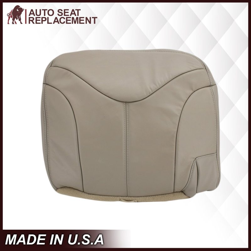 2000 2002 GMC Yukon 2nd Row Bottom Leather Seat Cover Tan19