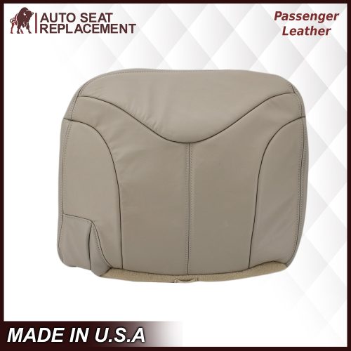 2000-2002 GMC Yukon XL 2nd Row Captain Seat 50/50 Seat Cover in Shale Tan: Choose From Variation- 2000 2001 2002 2003 2004 2005 2006- Leather- Vinyl- Seat Cover Replacement- Auto Seat Replacement