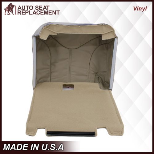 2000 2002 GMC Yukon 2nd Row Bottom Leather Seat Cover Tan7