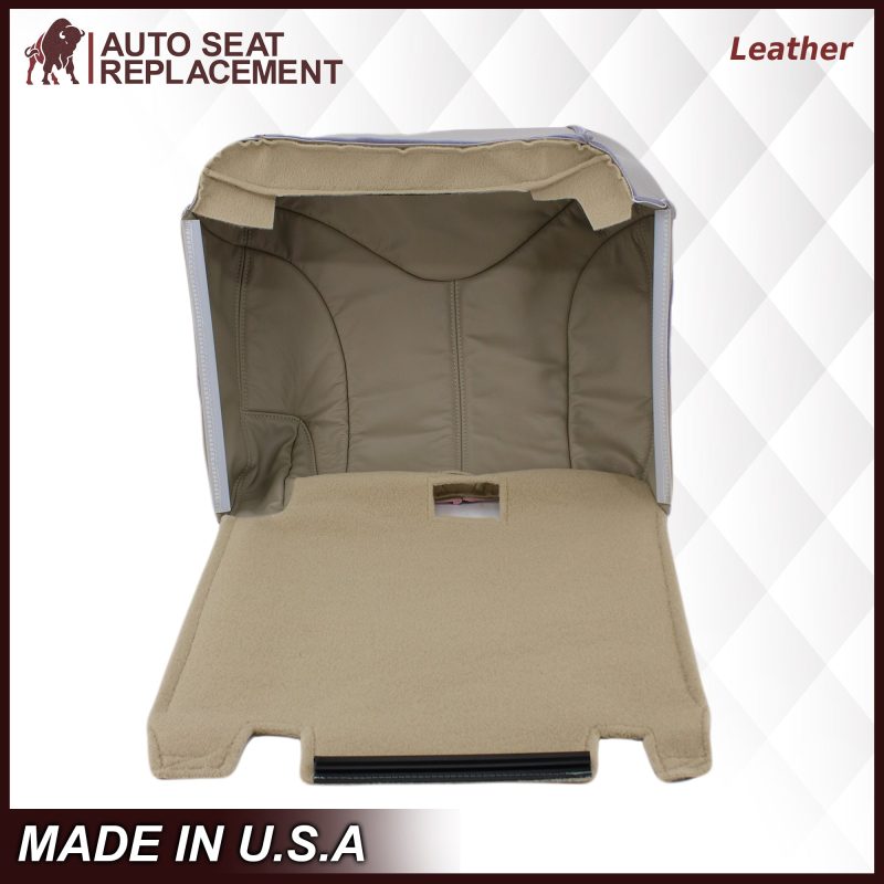 2000 2002 GMC Yukon 2nd Row Bottom Leather Seat Cover Tan8