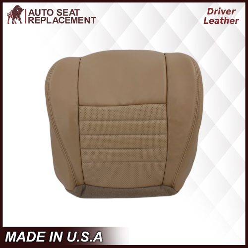 1999-2004 Ford Mustang GT Convertible in Medium Parchment Tan: Choose From Variation- 2000 2001 2002 2003 2004 2005 2006- Leather- Vinyl- Seat Cover Replacement- Auto Seat Replacement