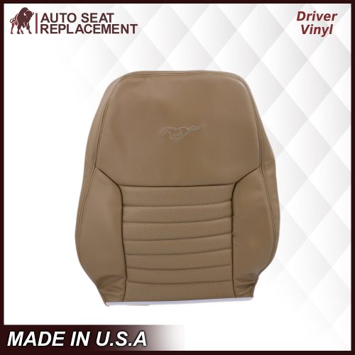 1999-2004 Ford Mustang GT Convertible in Medium Parchment Tan: Choose From Variation- 2000 2001 2002 2003 2004 2005 2006- Leather- Vinyl- Seat Cover Replacement- Auto Seat Replacement