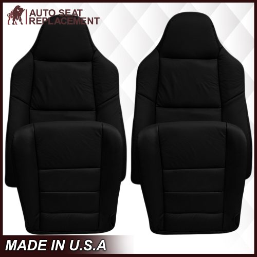 2002 2003 2004 2005 2006 2007 Ford F250 Driver Bottom Leather Black Autoseatreplacement8