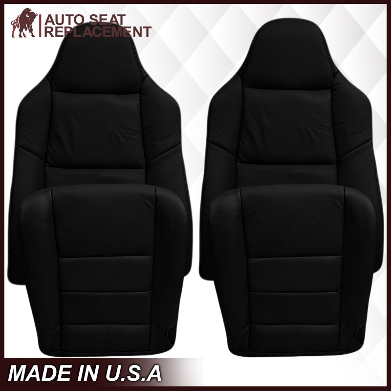 2002 2003 2004 2005 2006 2007 Ford F250 Driver Bottom Leather Black Autoseatreplacement8