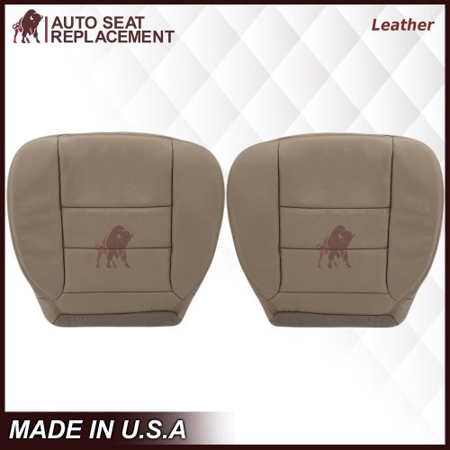 2002-2007 Ford F250/F350/F450/F550 Lariat Extended Cab Seat Cover in Tan: Choose Leather or Vinyl- 2000 2001 2002 2003 2004 2005 2006- Leather- Vinyl- Seat Cover Replacement- Auto Seat Replacement