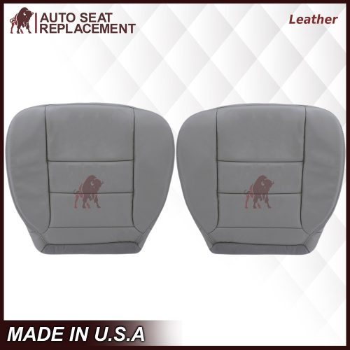 2002-2007 Ford F250/F350/F450/F550 Lariat Extended Cab Seat Cover in Flint Gray: Choose Leather or Vinyl- 2000 2001 2002 2003 2004 2005 2006- Leather- Vinyl- Seat Cover Replacement- Auto Seat Replacement