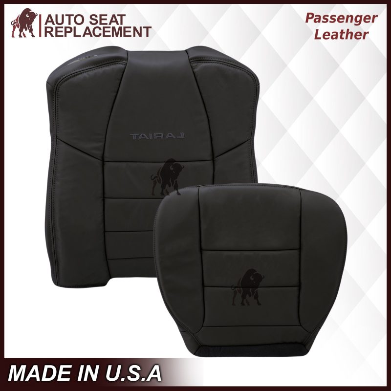 2002-2007 Ford F250/F350/F450/F550 Lariat Extended Cab Seat Cover in Black: Choose Leather or Vinyl- 2000 2001 2002 2003 2004 2005 2006- Leather- Vinyl- Seat Cover Replacement- Auto Seat Replacement