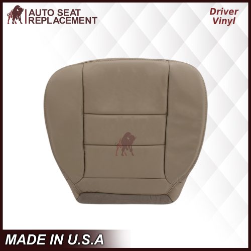 2002-2007 Ford F250/F350/F450/F550 Lariat Extended Cab Seat Cover in Tan: Choose Leather or Vinyl- 2000 2001 2002 2003 2004 2005 2006- Leather- Vinyl- Seat Cover Replacement- Auto Seat Replacement